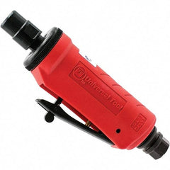 Universal Tool - 1/4" Collet, Straight Handle, Air Straight Die Grinder - Rear Exhaust, 4 CFM, 0.5 hp, 90 psi, 1/4" Inlet - USA Tool & Supply