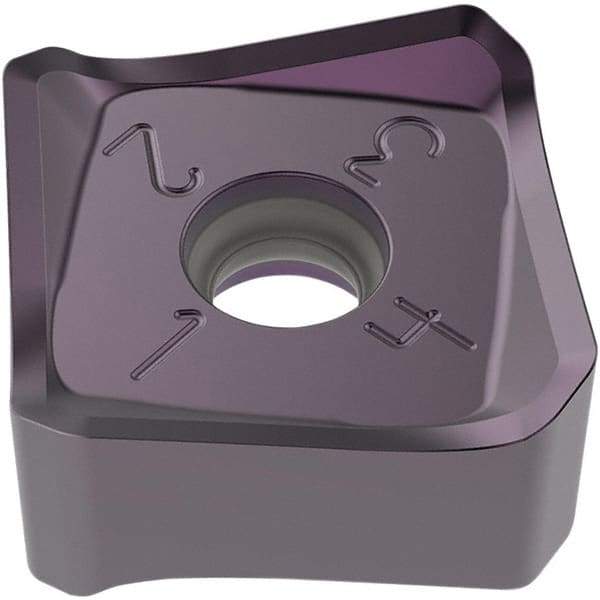 Seco - SNMX2209 M12 Grade MP2050 Carbide Milling Insert - TiAlN/TiSiN Finish, 8.81mm Thick, 22mm Inscribed Circle, 2mm Corner Radius - USA Tool & Supply