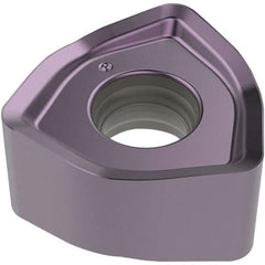 Seco - 218.21230TR-06 ME13 Grade MP2050 Carbide Milling Insert - TiAlN/TiSiN Finish, 5.95mm Thick, 1/2" Inscribed Circle, 1.6mm Corner Radius - USA Tool & Supply