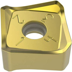 Seco - SNMX2209 M12 Grade F40M Carbide Milling Insert - TiAlN Finish, 8.79mm Thick, 22mm Inscribed Circle, 2mm Corner Radius - USA Tool & Supply