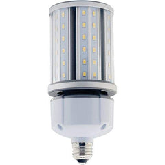 Eiko Global - 27 Watt LED Commercial/Industrial Medium Screw Lamp - 3,000°K Color Temp, 3,510 Lumens, Shatter Resistant, E26, 50,000 hr Avg Life - USA Tool & Supply