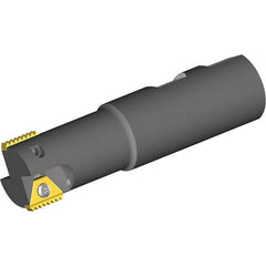 Vargus - 1.024" Cut Diam, 1.81" Max Depth of Cut, 1" Shank Diam, Internal/External Indexable Thread Mill - Insert Style 3B, 3/8" Insert Size, 2 Inserts, Toolholder Style BTM2C, 4.134" OAL - USA Tool & Supply