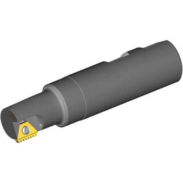 Vargus - 1.654" Cut Diam, 1.77" Max Depth of Cut, 1-1/4" Shank Diam, Internal/External Indexable Thread Mill - Insert Style 5, 5/8" Insert Size, 2 Inserts, Toolholder Style TMNC, 4.646" OAL - USA Tool & Supply