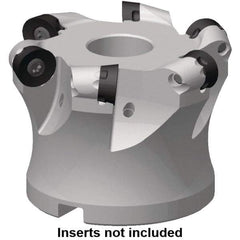 Kennametal - 38mm Cut Diam, 6mm Max Depth, 22mm Arbor Hole, 6 Inserts, RP..1204 Insert Style, Indexable Copy Face Mill - 7713VR12 Cutter Style, 29,000 Max RPM, 40mm High, Through Coolant, Series 7713 - USA Tool & Supply