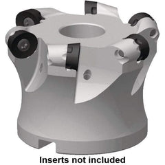 Kennametal - 53.52mm Cut Diam, 5mm Max Depth, 3/4" Arbor Hole, 8 Inserts, RP.. 10T3 Insert Style, Indexable Copy Face Mill - 7713VR10 Cutter Style, 34,000 Max RPM, 40mm High, Through Coolant, Series 7713 - USA Tool & Supply