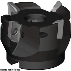 Kennametal - 5 Inserts, 2-1/2" Cut Diam, 1" Arbor Diam, 16mm Max Depth of Cut, Indexable Square-Shoulder Face Mill - 0° Lead Angle, 50mm High, ZDET 16M5..721 Insert Compatibility, Through Coolant, Series 5720VZ16 - USA Tool & Supply