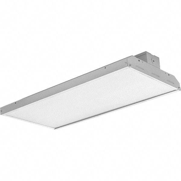 Eiko Global - 1 Lamp, 110 Watts, LED, High Bay Fixture - 2' Long x 92.5mm High x 320mm Wide, 120-277 Volt, Steel Housing - USA Tool & Supply