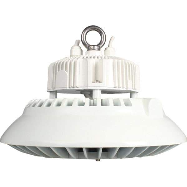 Eiko Global - 1 Lamp, 200 Watts, LED, High Bay Fixture - 250mm High x 11.81" Wide, 120-277 Volt, Steel Housing - USA Tool & Supply