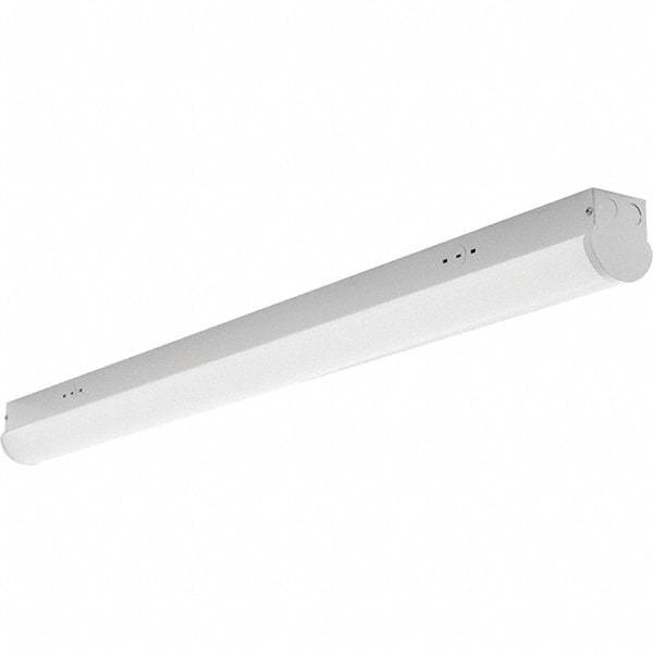 Eiko Global - 1 Lamp, 32 Watt, 4,200 Lumen, LED Strip Light - Surface Mounted, 120 to 277 Volt, 4' Long x 3.35" Wide x 3.56" High - USA Tool & Supply