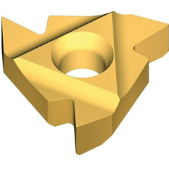 Vargus - 2ER External Right Hand 16 PG Laydown Threading Insert - Grade VKX, TiN Coated Carbide - USA Tool & Supply