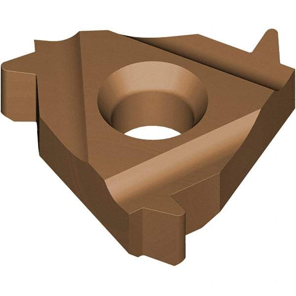 Vargus - 4IR Internal Right Hand 8 ABUT Laydown Threading Insert - Grade VRX, AlTiN Coated Carbide - USA Tool & Supply