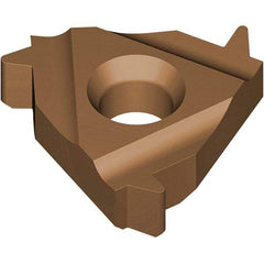 Vargus - 4IR Internal Right Hand 8 ABUT Laydown Threading Insert - Grade VRX, AlTiN Coated Carbide - USA Tool & Supply