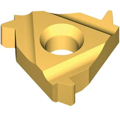Vargus - 4IR Internal Right Hand SAGE Laydown Threading Insert - Grade VKX, TiN Coated Carbide - USA Tool & Supply