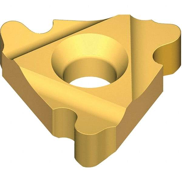 Vargus - 4ER External Right Hand RD20400 Laydown Threading Insert - Grade VKX, TiN Coated Carbide - USA Tool & Supply
