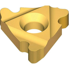 Vargus - 4ER External Right Hand RD20400 Laydown Threading Insert - Grade VKX, TiN Coated Carbide - USA Tool & Supply