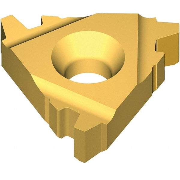 Vargus - 3IL Internal Left Hand TR Laydown Threading Insert - Grade VKX, TiN Coated Carbide - USA Tool & Supply