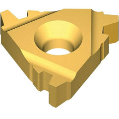 Vargus - 3IL Internal Left Hand TR Laydown Threading Insert - Grade VKX, TiN Coated Carbide - USA Tool & Supply
