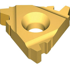 Vargus - 5EL External Left Hand 3 STACME Laydown Threading Insert - Grade VKX, TiN Coated Carbide, 15.88mm Inscribed Circle - USA Tool & Supply