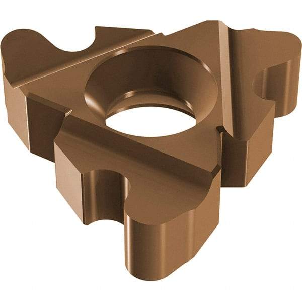 Vargus - 4FER External Right Hand 6 RD Laydown Threading Insert - Grade VRX, AlTiN Coated Carbide - USA Tool & Supply
