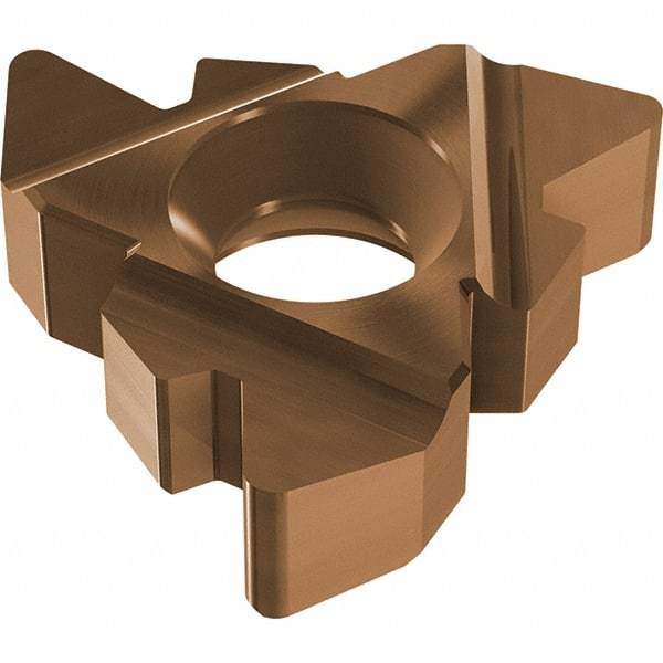 Vargus - 4FER External Right Hand 7 UN Laydown Threading Insert - Grade VRX, AlTiN Coated Carbide - USA Tool & Supply