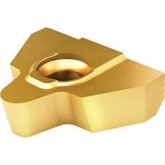 Vargus - 5MGER External Right Hand RD20400 Laydown Threading Insert - Grade VKX, TiN Coated Carbide, 15.88mm Inscribed Circle - USA Tool & Supply