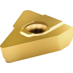 Vargus - 5MGER External Right Hand 2 ABUT Laydown Threading Insert - Grade VKX, TiN Coated Carbide, 15.88mm Inscribed Circle - USA Tool & Supply