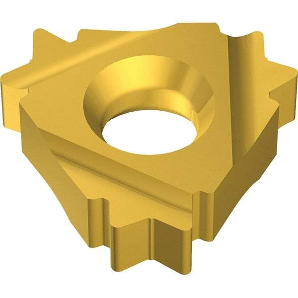 Vargus - 3ER External Right Hand ISO Laydown Threading Insert - Grade VKX, TiN Coated Carbide - USA Tool & Supply