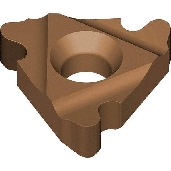 Vargus - 3IR Internal Right Hand 6 RD Laydown Threading Insert - Grade VRX, AlTiN Coated Carbide - USA Tool & Supply