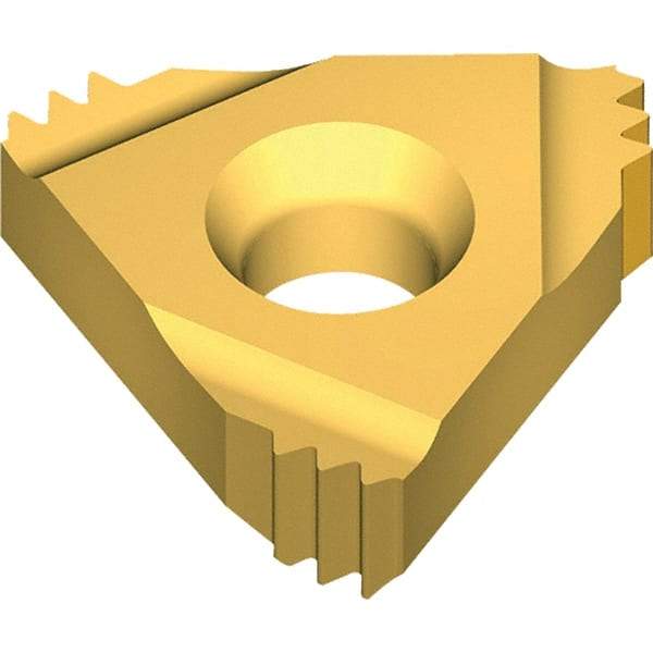 Vargus - 3IR Internal Right Hand ISO Laydown Threading Insert - Grade VKX, TiN Coated Carbide - USA Tool & Supply