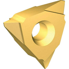 Vargus - 5VER External Right Hand ISO Laydown Threading Insert - Grade VKX, TiN Coated Carbide, 15.88mm Inscribed Circle - USA Tool & Supply