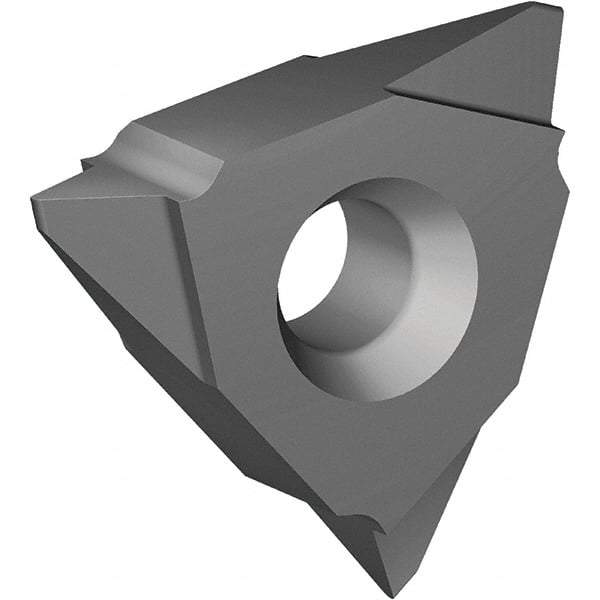 Vargus - 5VIL Internal Left Hand 4 ABUT Laydown Threading Insert - Grade VTX, TiAIN Coated Carbide, 15.88mm Inscribed Circle - USA Tool & Supply
