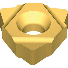 Vargus - 4UIR Internal Right Hand 3.5 H90 Laydown Threading Insert - Grade VKX, TiN Coated Carbide - USA Tool & Supply