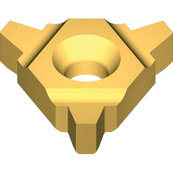 Vargus - 5UE External Left & Right Hand TR Laydown Threading Insert - Grade VKX, TiN Coated Carbide, 15.88mm Inscribed Circle - USA Tool & Supply