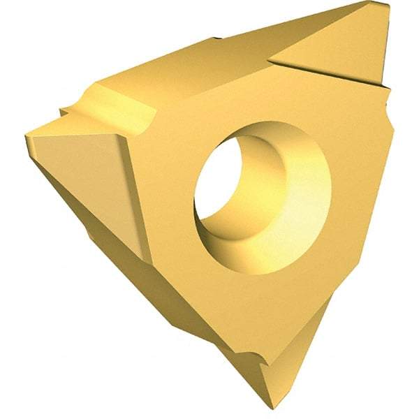 Vargus - 3VER External Right Hand ISO Laydown Threading Insert - Grade VKX, TiN Coated Carbide - USA Tool & Supply