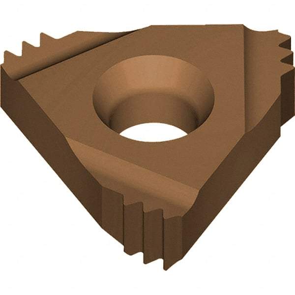 Vargus - 4IR Internal Right Hand 11 W Laydown Threading Insert - Grade VRX, AlTiN Coated Carbide - USA Tool & Supply