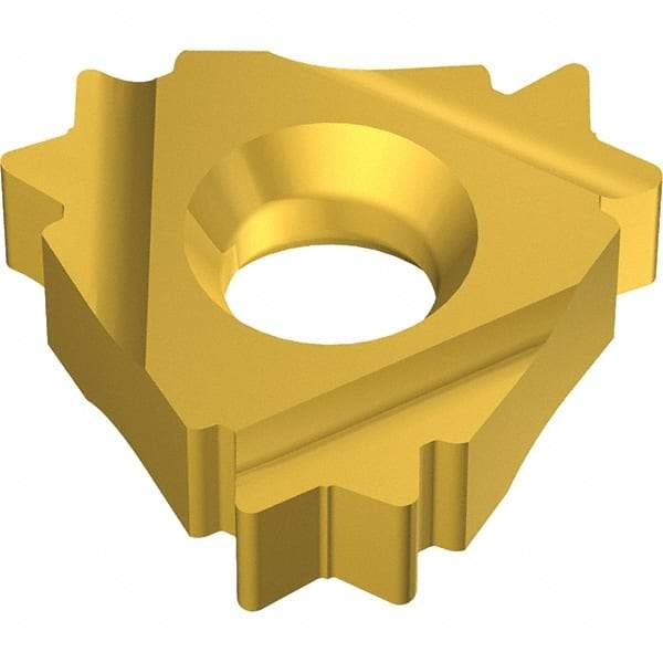 Vargus - 3IR Internal Right Hand 12 W Laydown Threading Insert - Grade VKX, TiN Coated Carbide - USA Tool & Supply
