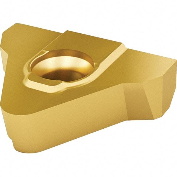 Vargus - 5MGER External Right Hand ISO Laydown Threading Insert - Grade VKX, TiN Coated Carbide, 15.88mm Inscribed Circle - USA Tool & Supply