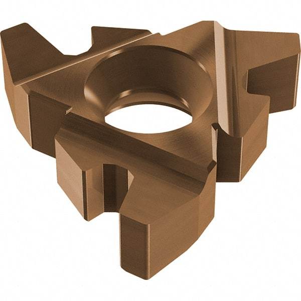 Vargus - 4FER External Right Hand 5 STACME Laydown Threading Insert - Grade VRX, AlTiN Coated Carbide - USA Tool & Supply