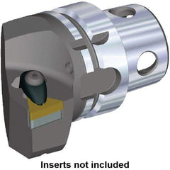 Kennametal - Insert Style TN.. 220408, TN.. 432, 70mm Head Length, Left Hand Cut, Internal/External Modular Threading Cutting Unit Head - System Size KM4X63, 43mm Center to Cutting Edge, Series Kenclamp - USA Tool & Supply