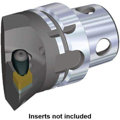 Kennametal - Insert Style DN.. 150608, DN.. 442, 70mm Head Length, Left Hand Cut, Internal/External Modular Threading Cutting Unit Head - System Size KM4X63, 43mm Center to Cutting Edge, Series Kenclamp - USA Tool & Supply