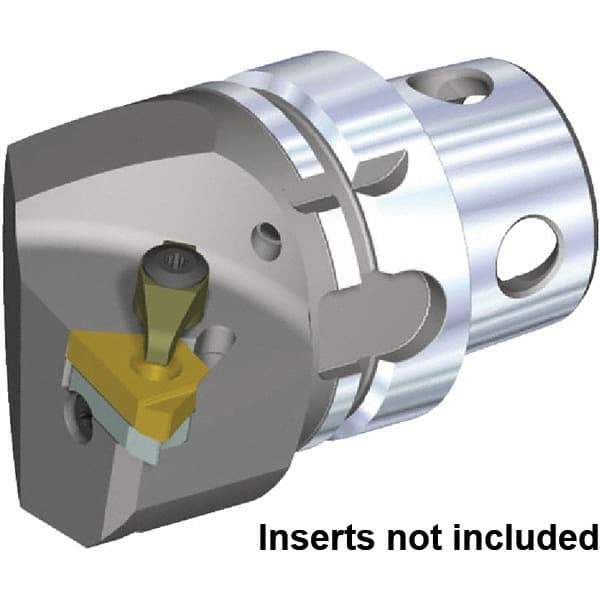 Kennametal - Insert Style LT22NL, 70mm Head Length, Left Hand Cut, Internal Modular Threading Cutting Unit Head - System Size KM4X63, 43mm Center to Cutting Edge, Series KM4X - USA Tool & Supply