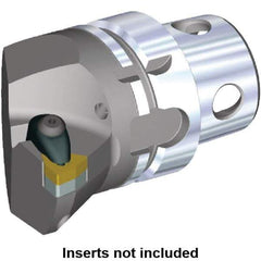 Kennametal - Insert Style WN.. 080408, WN.. 432, 70mm Head Length, Right Hand Cut, Internal/External Modular Threading Cutting Unit Head - System Size KM4X63, 43mm Center to Cutting Edge, Series Kenclamp - USA Tool & Supply