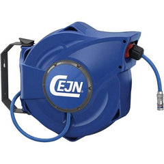 CEJN - 46' Spring Retractable Safety Hose Reel - 232 psi, Hose Included - USA Tool & Supply