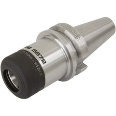 Seco - 9.5mm to 10mm Capacity, 38mm Projection, BT30 Dual Contact Taper, HP16 Collet Chuck - 108.4mm OAL - Exact Industrial Supply