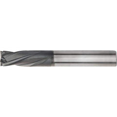 Kennametal - 8mm, 4 Flute, Single End, Solid Carbide, Corner Chamfer End Mill - 83mm OAL, 25° Helix, Right Hand Flute, 18mm LOC, Right Hand Cut - USA Tool & Supply