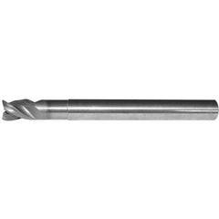 Kennametal - 12mm, 3 Flute, Single End, Solid Carbide, 2.5mm Corner Radius End Mill - 100mm OAL, 38° Helix, Right Hand Flute, 18mm LOC, Right Hand Cut, 36mm Extended Reach - USA Tool & Supply