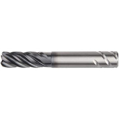 Kennametal - 20mm, 5 Flute, Single End, Solid Carbide, 6mm Corner Radius End Mill - 115mm OAL, 38° Helix, Right Hand Flute, 38mm LOC, Right Hand Cut, 60mm Extended Reach - USA Tool & Supply