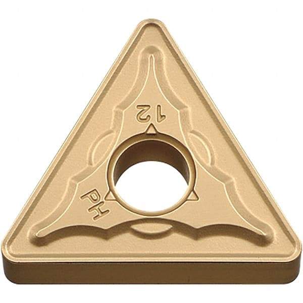 Kyocera - TNMG333 PH Grade CA025P Carbide Turning Insert - TiCN/Al2O3/TiN Finish, 60° Triangle, 3/8" Inscr Circle, 3/16" Thick, 3/64" Corner Radius - USA Tool & Supply