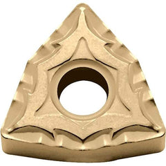 Kyocera - WNMG431 CQ Grade CA025P Carbide Turning Insert - TiCN/Al2O3/TiN Finish, 80° Trigon, 1/2" Inscr Circle, 3/16" Thick, 1/64" Corner Radius - USA Tool & Supply