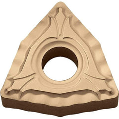 Kyocera - WNMG431 XP Grade CA025P Carbide Turning Insert - TiCN/Al2O3/TiN Finish, 80° Trigon, 1/2" Inscr Circle, 3/16" Thick, 1/64" Corner Radius - USA Tool & Supply
